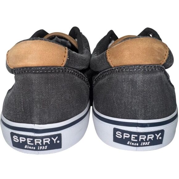 Sperry Stiper II CVO Sneaker Mens Size 13 Gray Canvas Top-Sider Salt Wash New - Picture 7 of 9